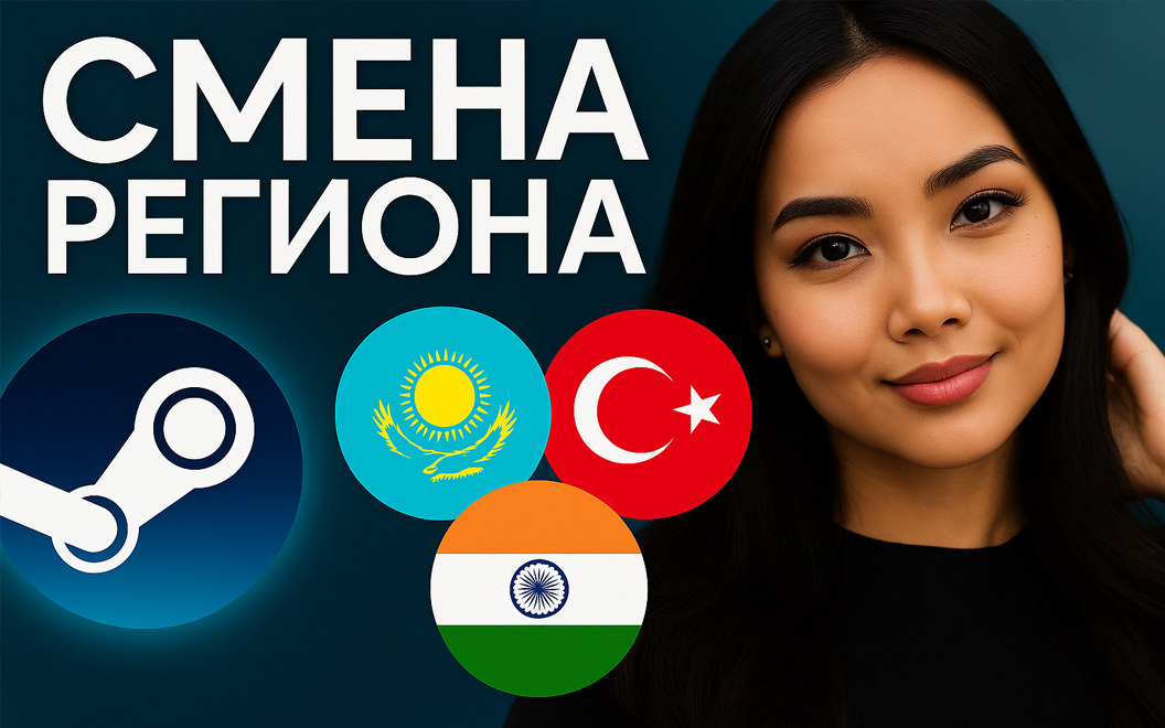 Как поменять регион в стиме на Казахстан бесплатно