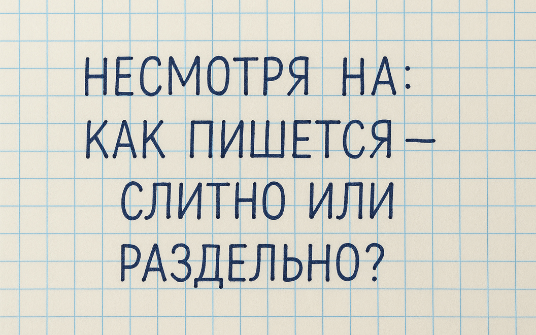Несмотря на как пишется – слитно или раздельно?